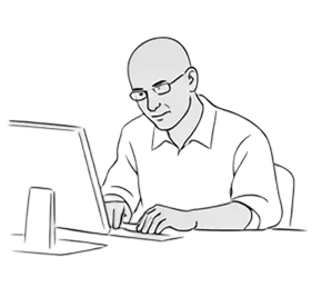 Contact page illustration